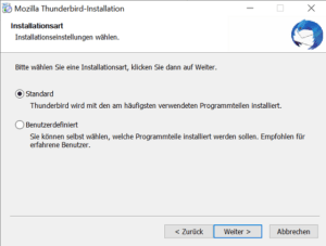 Screenshot Mozilla Thunderbird