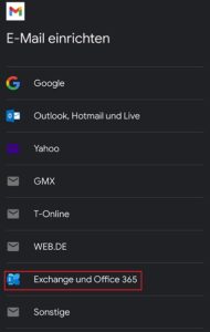 Screenshot Gmail