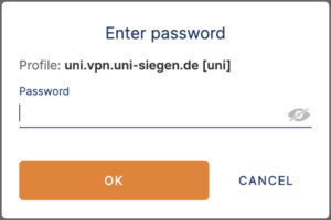 Screenshot OpenVPN Connect