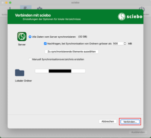 Screenshot Sciebo https://hochschulcloud.nrw/