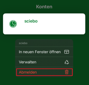 Screenshot Sciebo https://hochschulcloud.nrw/